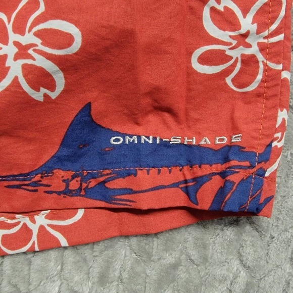 Columbia PFG Super Backcast Hawaiian Marlin Water Shorts FM-4542 Mens XL (6") - Picture 8 of 11